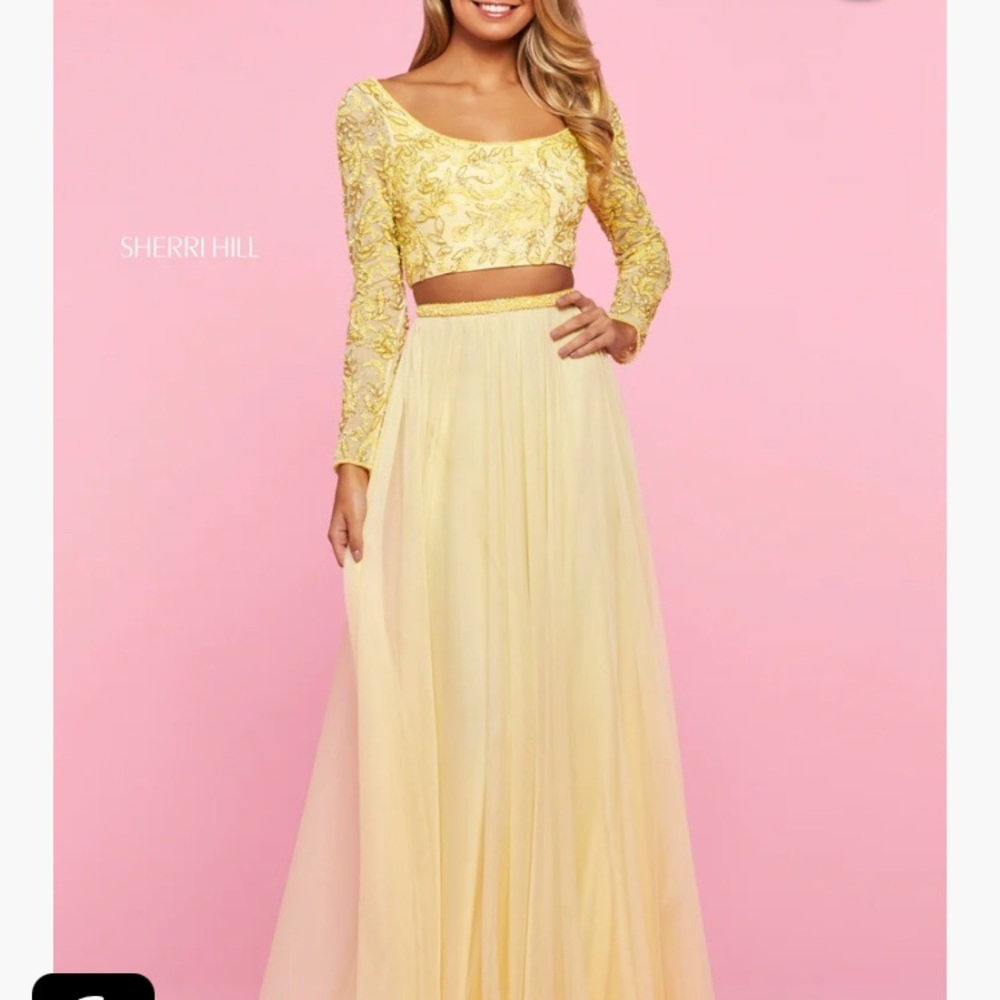 Sherri Hill Light Blue Dress
